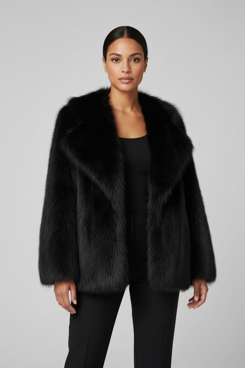 Feline Jas Dames - Elegante Teddy Coat